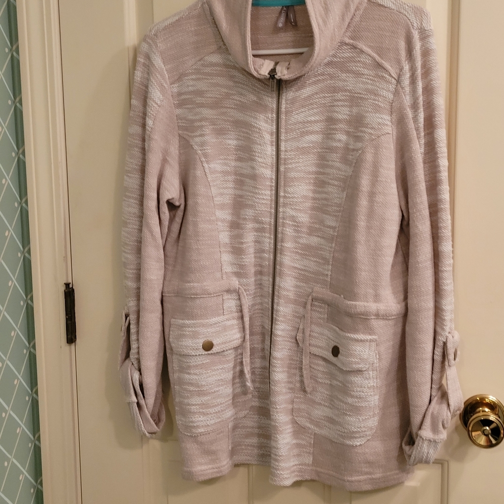 Vanity 2-tone Cargo Jacket NWOT